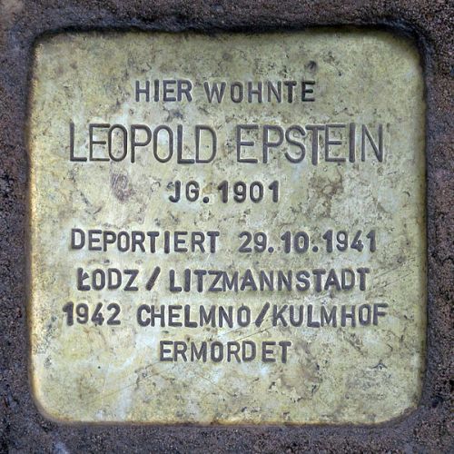 Stumbling Stones Choriner Straße 46 #2