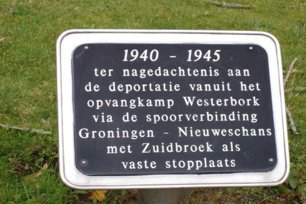 Jewish Monument Railway Station Zuidbroek #1