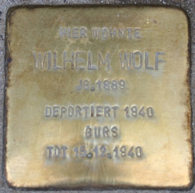 Stolpersteine Jägerstraße 3 #5