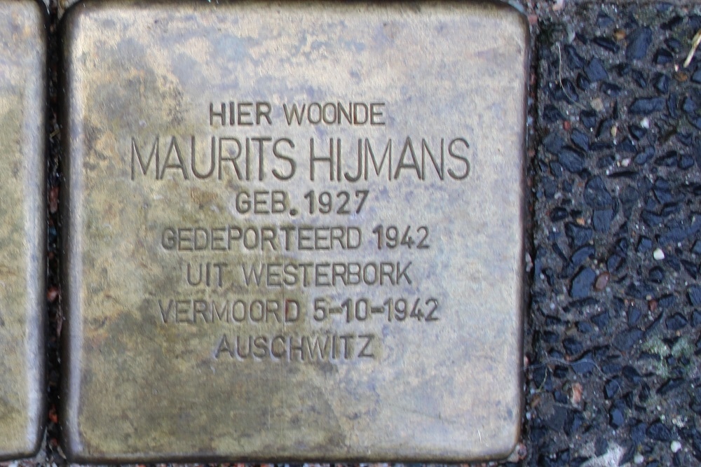 Stolpersteine Bloemhofstraat 14 #3