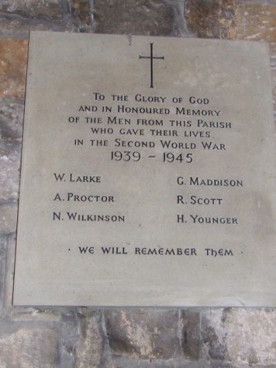 War Memorial Hartburn Church