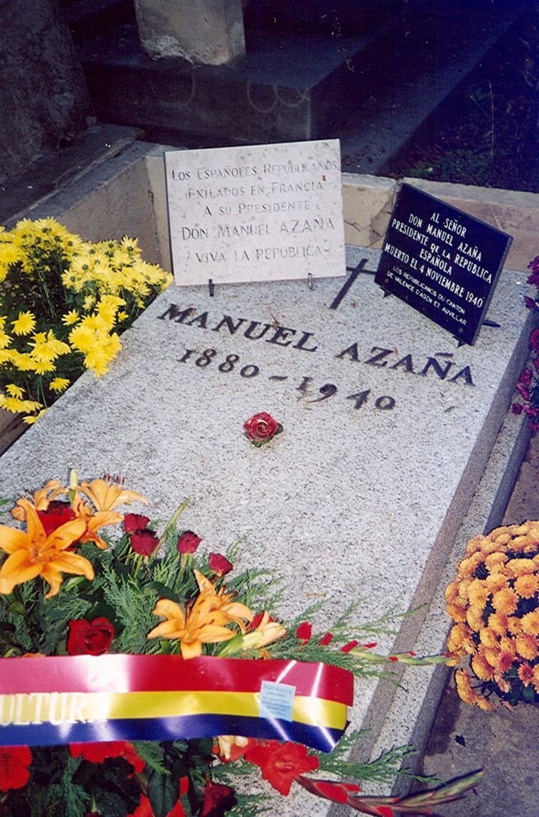 Grave Manuel Azaña y Diaz