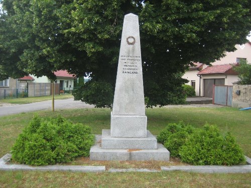 War Memorial Radeland