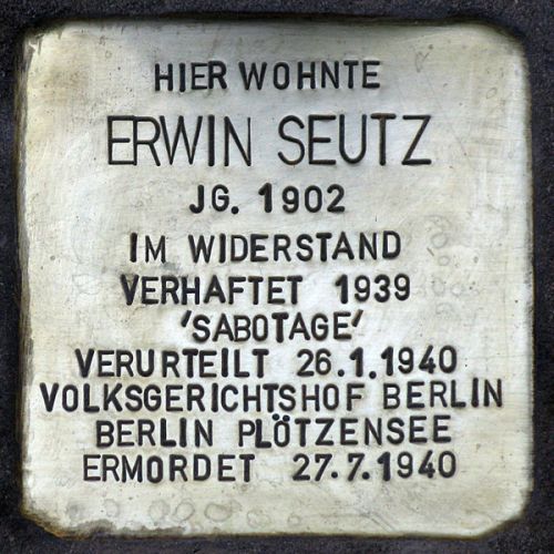 Stolperstein Transvaalstrae 43 #1