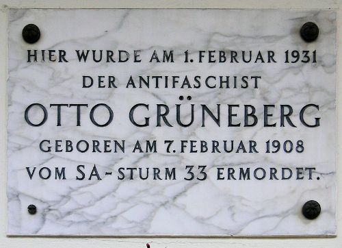 Gedenkteken Otto Grneberg #1