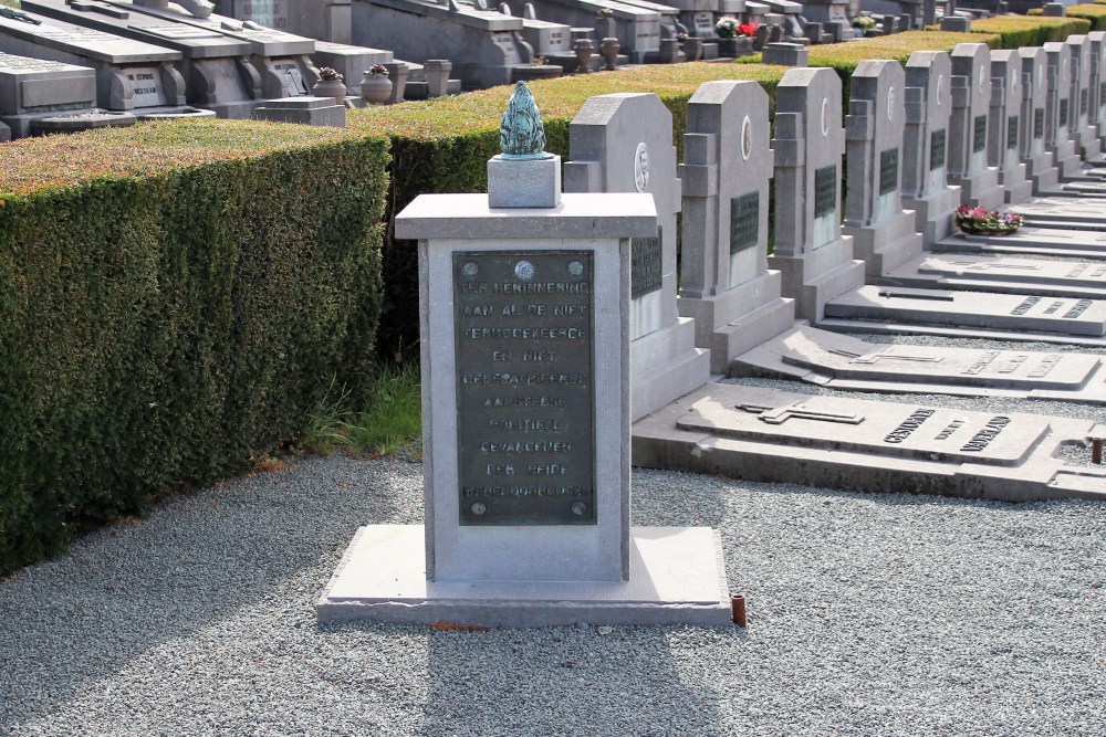 Memorial Political Prisoners Cemetery Aalst #1