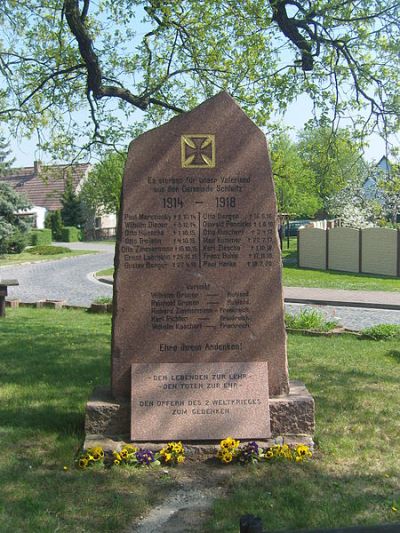 Oorlogsmonument Schlaitz