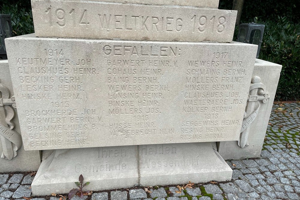 Oorlogsmonument Wessendorf #4