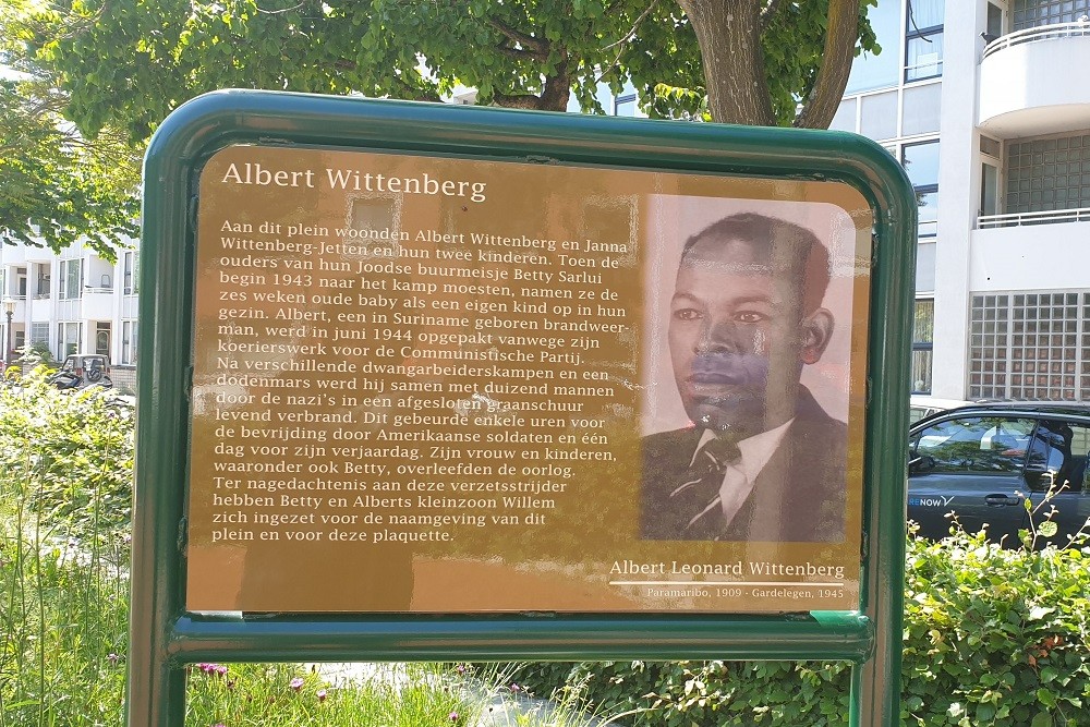 Memorial Plates Transvaalbuurt Albert Wittenberg #2