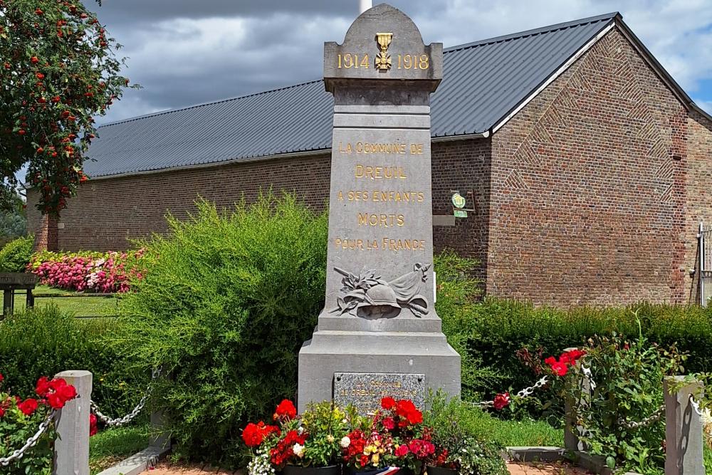 Oorlogsmonument Dreuil-lès-Amiens