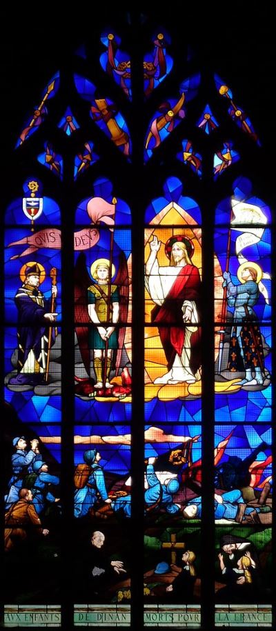 World War I Memorial Window glise Saint-Malo #1