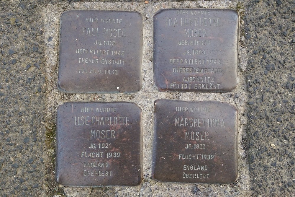 Stolpersteine Tennelbachstrae 21 #1