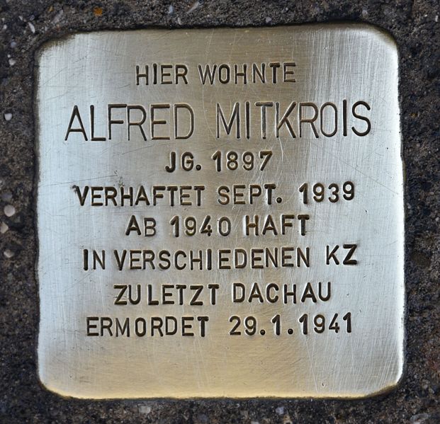 Stumbling Stone Elisabethstraße 18