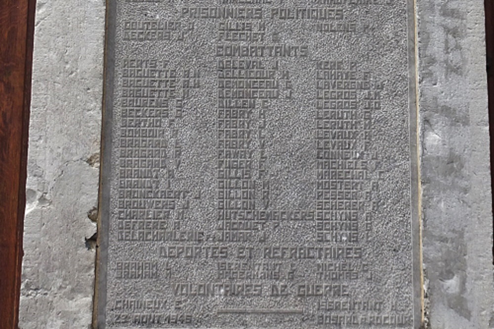 Commemorative Plate Second World War Charneux #2