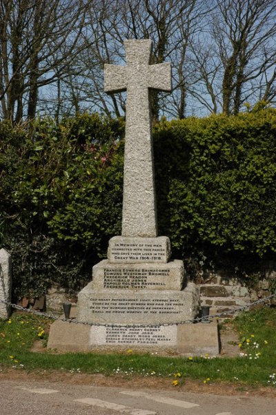 Oorlogsmonument Sutcombe