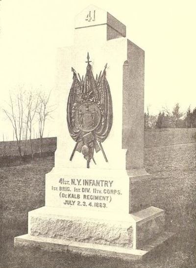 Monument 41st New York Volunteer Infantry Regiment