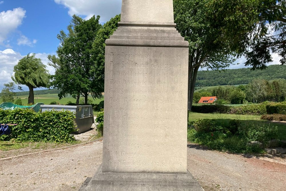 German War Memorial First World War Dielmissen #5