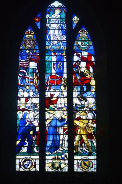 War Memorial Window Brinsop Church