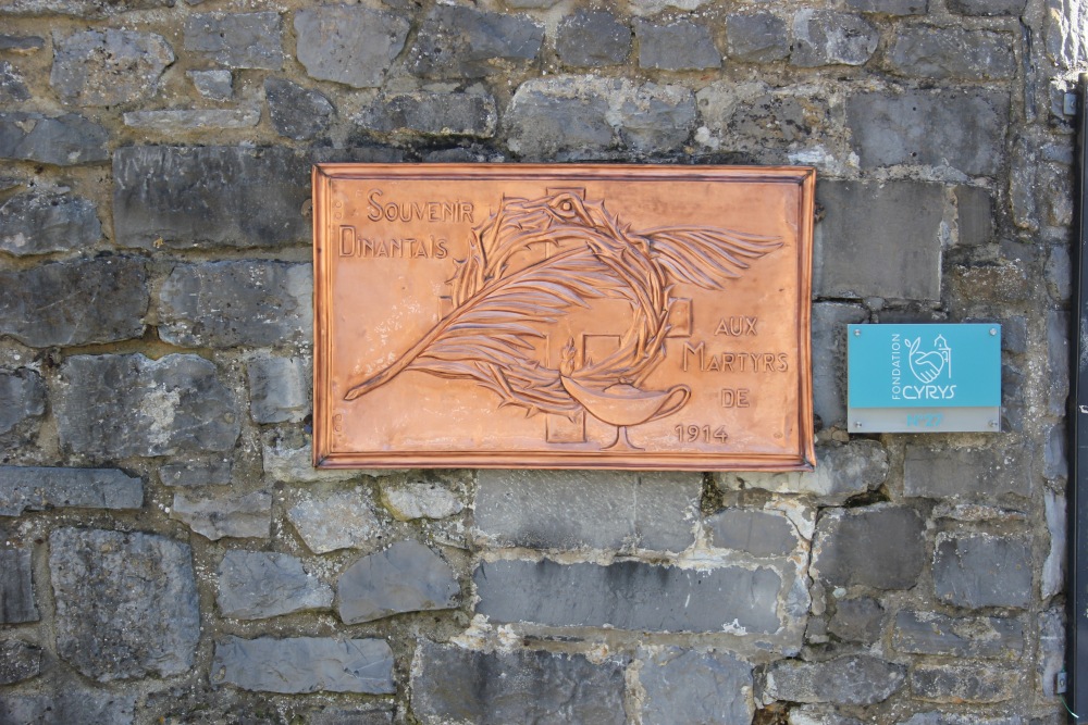 Commemorative Plate Ancienne Ecole des Sœurs de Leffe Dinant	 #2