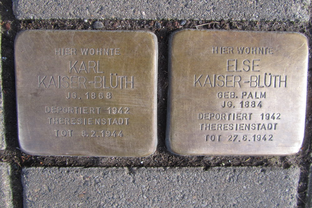 Stolpersteine Lindenstrae 19