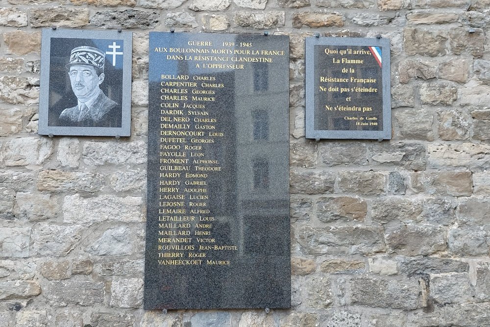 Monument Gevallen Verzetsleden Boulogne-sur-Mer