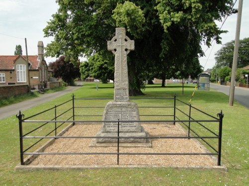 Oorlogsmonument Wimbotsham en Stow Bardolph