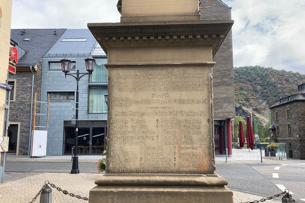 Oorlogsmonument Frans-Pruisische Oorlog Oberwesel #3