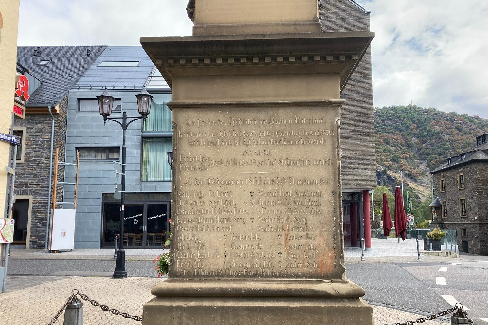 War Memorial Franco-Prussian War Oberwesel #3