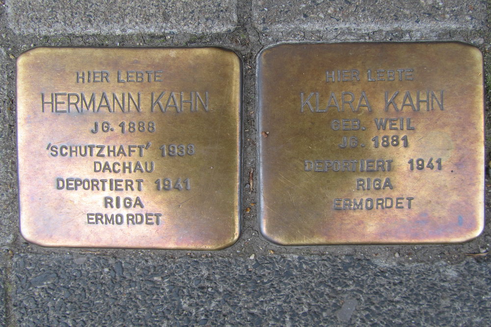 Stumbling Stones Meister-Gerhard-Straße 29 #2
