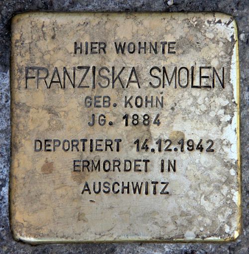 Stolperstein Warthestrae 69 #1