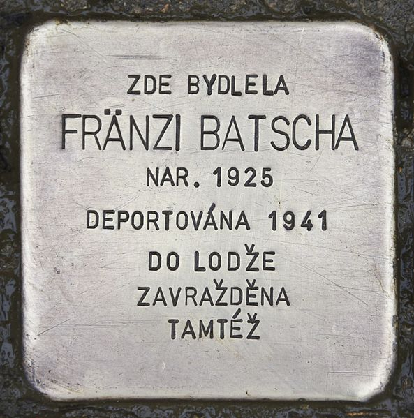 Stolpersteine Dvořkova 472/16 #1