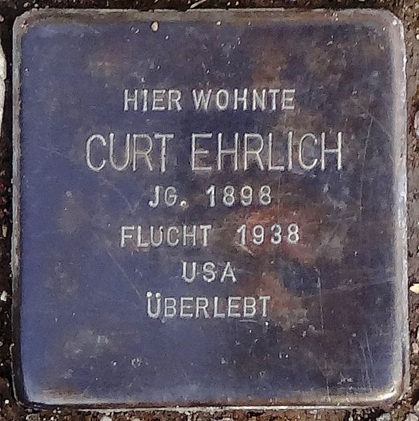 Stolpersteine Thomas-Mann-Straße 15 #3