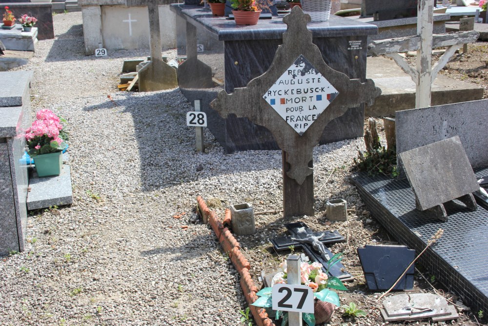 Franse Oorlogsgraven Watten		 #5