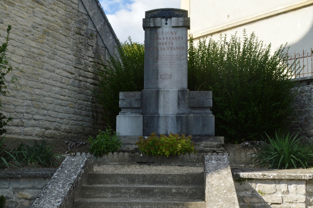 Oorlogsmonument Aubigny-en-Laonnois