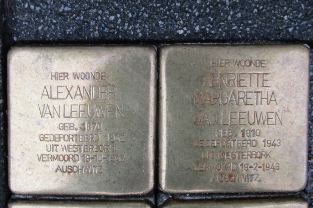 Stolpersteine Rodenrijsestraat 20a #2