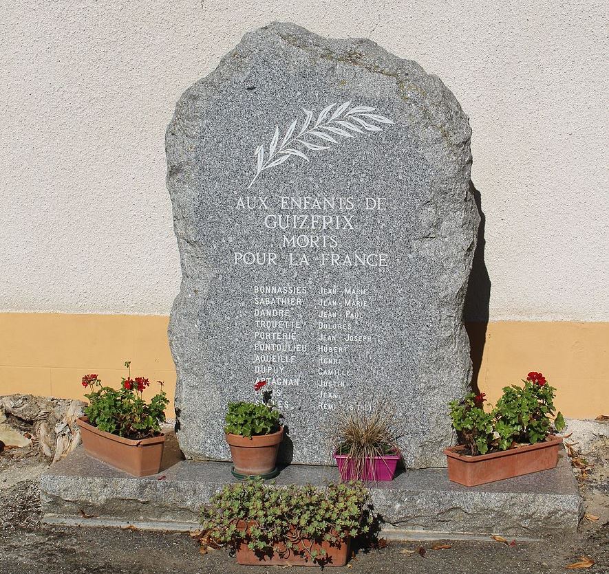 War Memorial Guizerix