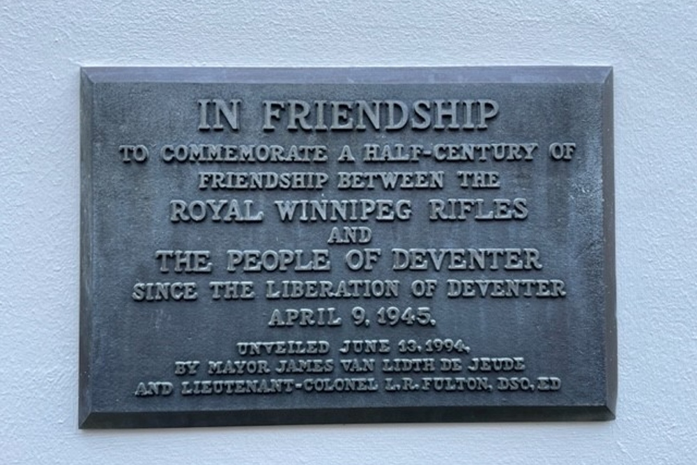 Gedenkteken Royal Winnipeg Rifles