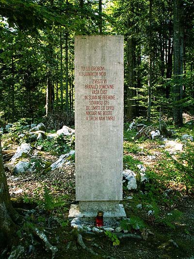 Partizanen Oorlogsbegraafplaats Zgornji Hrastnik #1