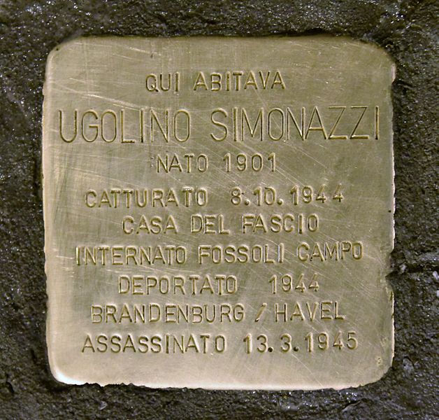 Stolperstein Via Roma 80 #1