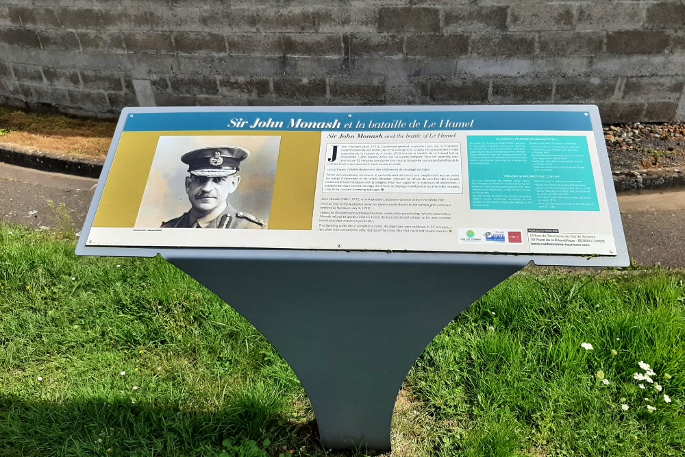 Herinneringsparkje 4 Juillet 1918-2018 Le Hamel #3