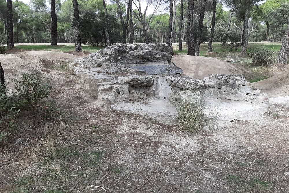 Remains Bunker Spanish Civil War Dehesa de Navalcarbón