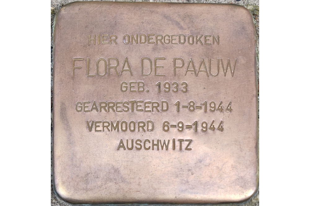 Stolperstein Spoorstraat 21