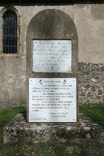 Monument Aanval Maquis Bir-Hakeim