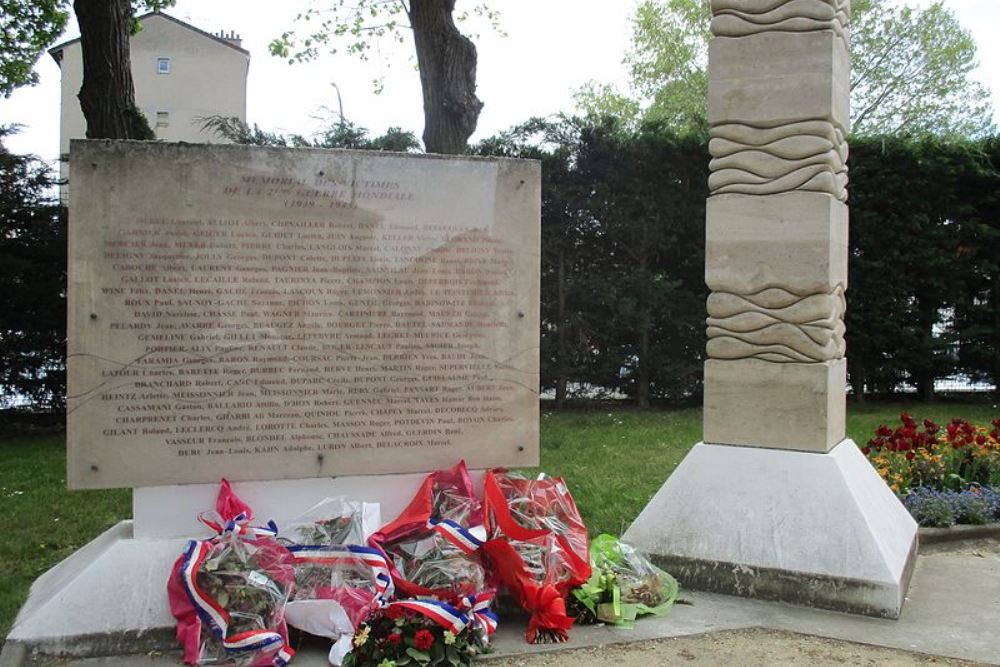 Monument Tweede Wereldoorlog Bezons #1