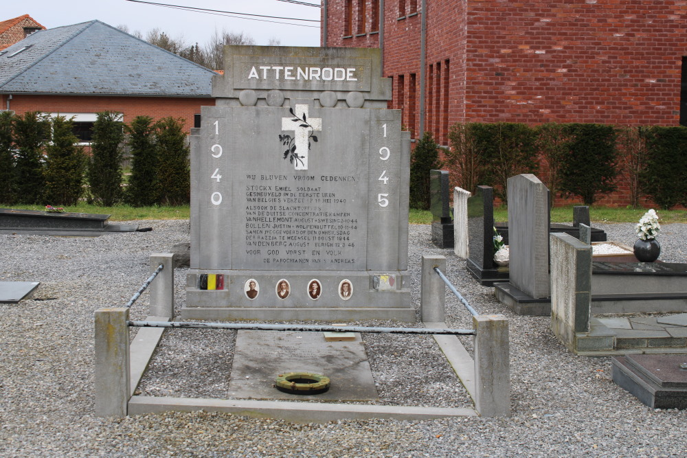 Belgische Oorlogsgraven Attenrode	 #1