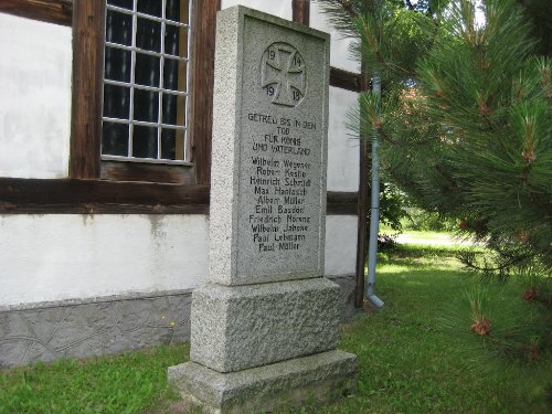War Memorial Großbeuthen #1