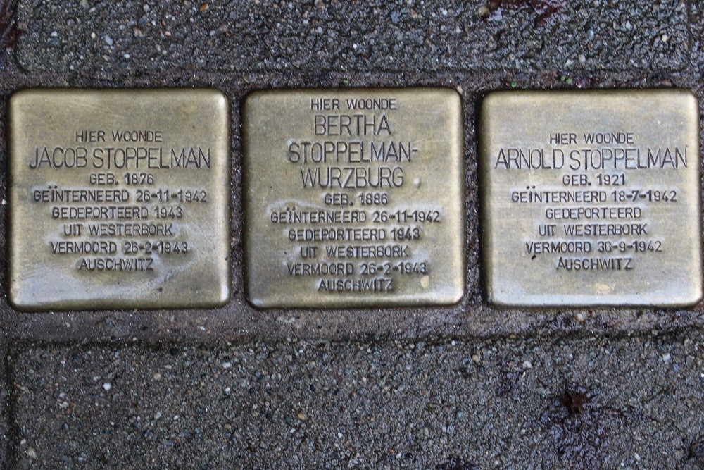 Stolpersteine Marcusstraat 19 #1