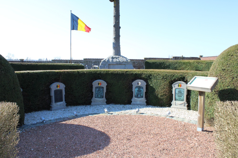 Belgische Oorlogsgraven Masnuy-Saint-Pierre