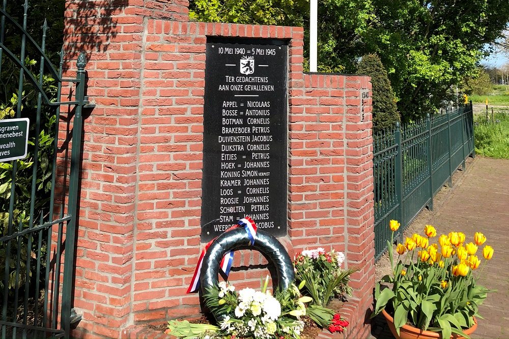 Oorlogsmonument Gemeentelijke Begraafplaats Spanbroek #5