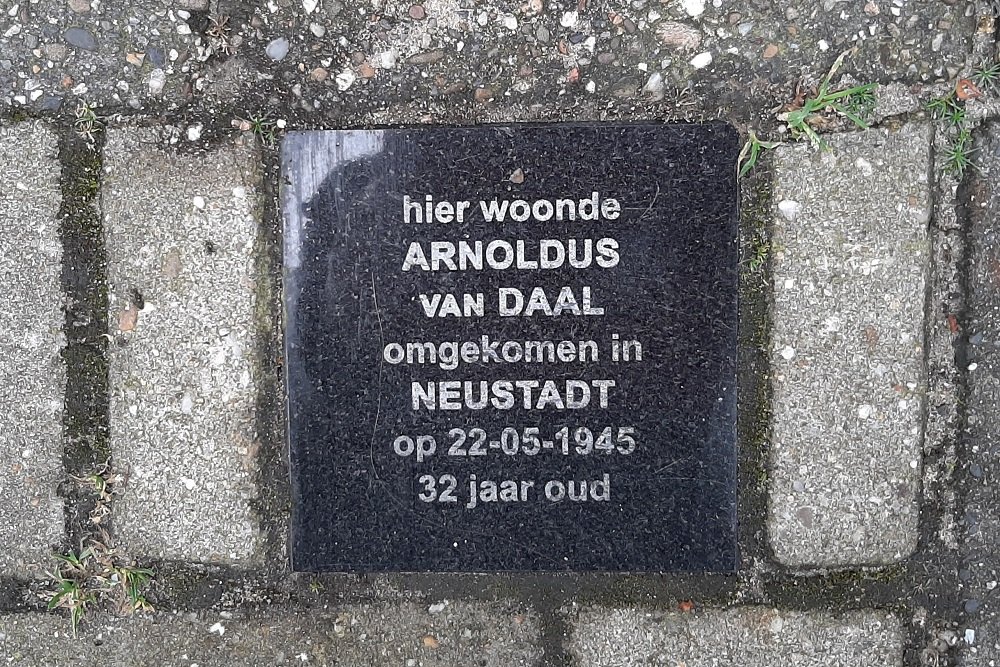 Memorial Stone  Stadsring 63 (was Wijersstraat 7)